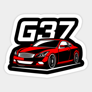 Racing Red G37 Coupe Sticker
